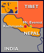Map of Nepal'